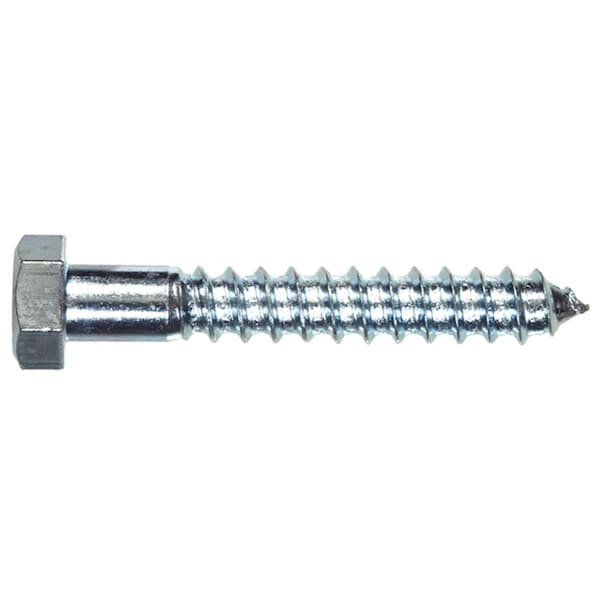 Hillman Lag Screw, 4 inch, Steel, Zinc Plated 77480 - main